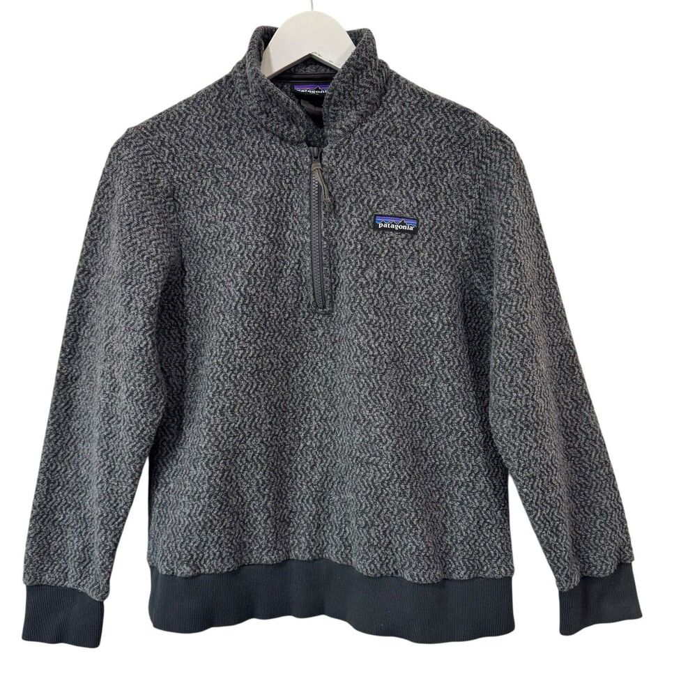 Patagonia Women’s Woolyester Fleece Pullover Size XS/S Gray 1/4 Zip Retro 26950